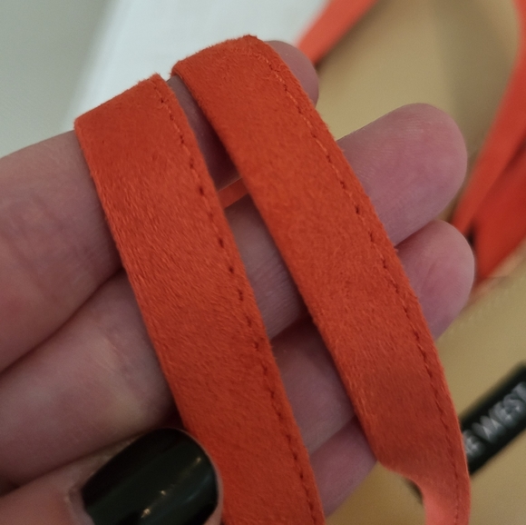 Nine West Orange Tied Up Sandals - Picture 6 of 8